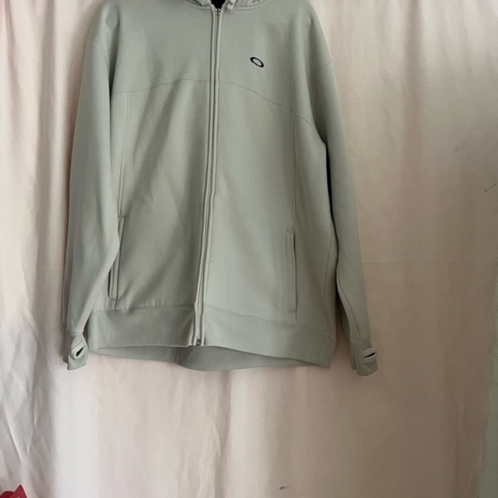 Oakley Cream Zip-Up Hoodie